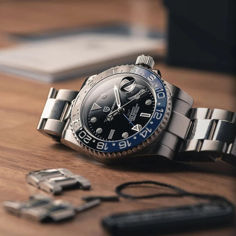 PAGANI DESIGN V3 Version GMT Watches Men's Luxury Sapphire Automatic Mechanical Watch 40MM